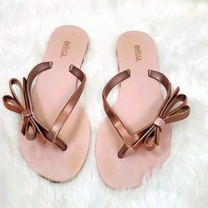 Melissa shoes sandals flip flops girl size 4